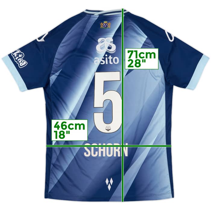 2022-23 Heracles Almelo Away Shirt Schorn #5 - 8/10 - (S)