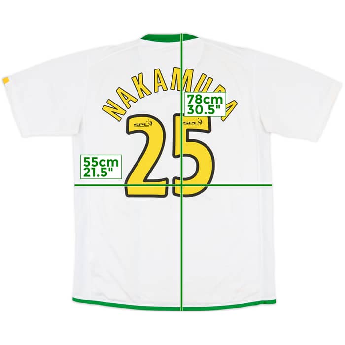 2006-08 Celtic European Shirt Nakamura #25 - 8/10 - (L)