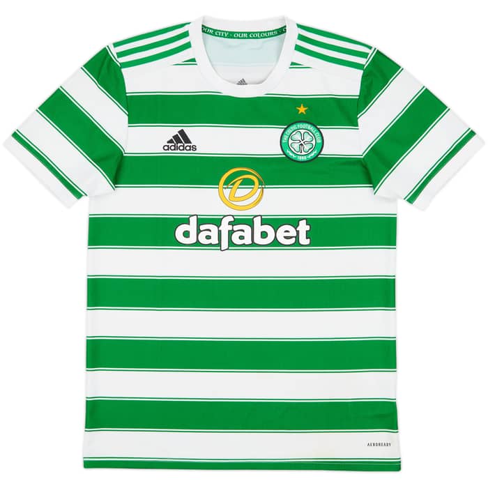 2021-22 Celtic Home Shirt - 10/10 - (M)