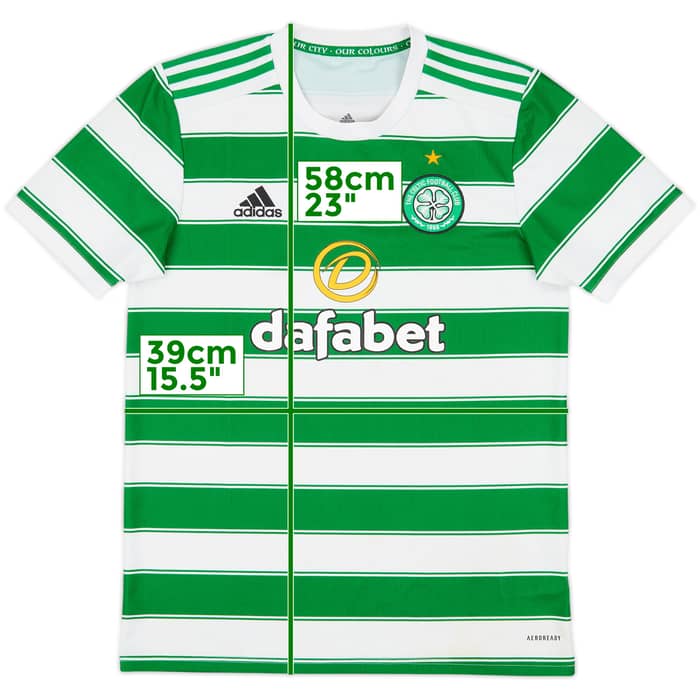 2021-22 Celtic Home Shirt - 10/10 - (M)