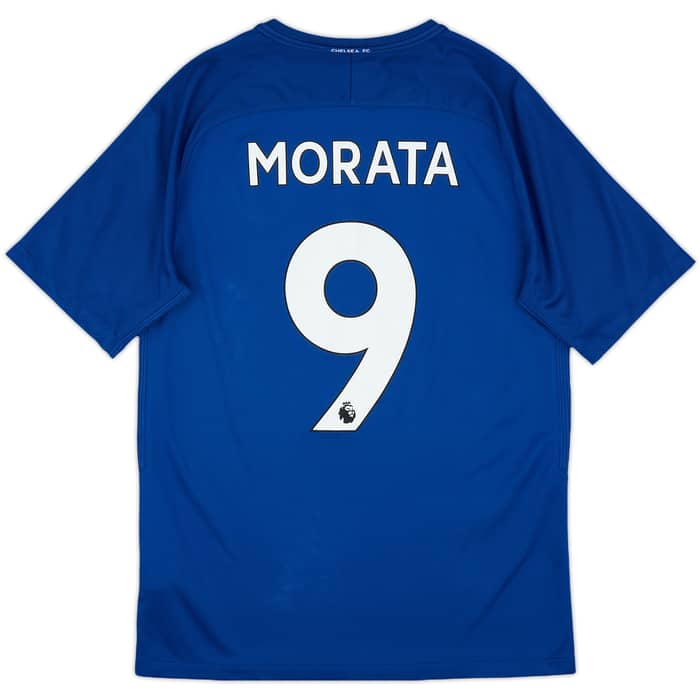 2017-18 Chelsea Home Shirt Morata #9 - 6/10 - (M)