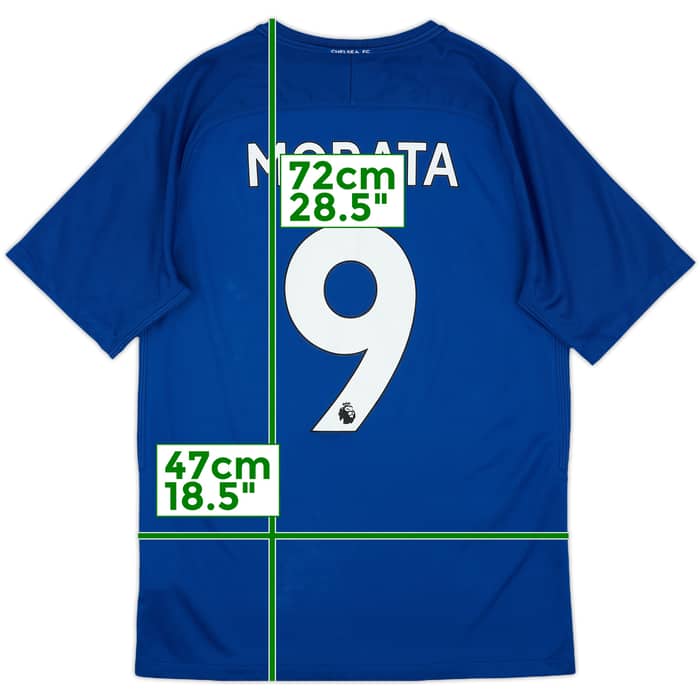 2017-18 Chelsea Home Shirt Morata #9 - 6/10 - (M)