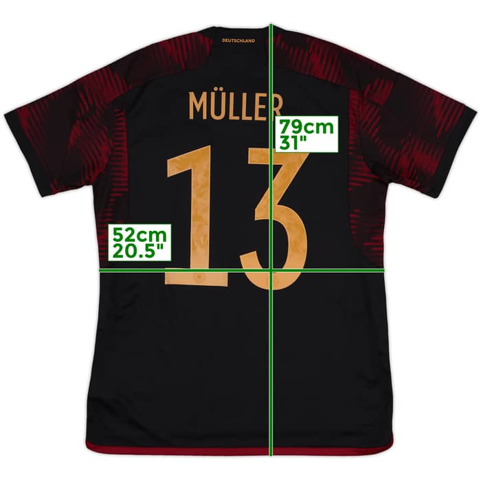 2022-23 Germany Away Shirt Muller #13 - 7/10 - (L)