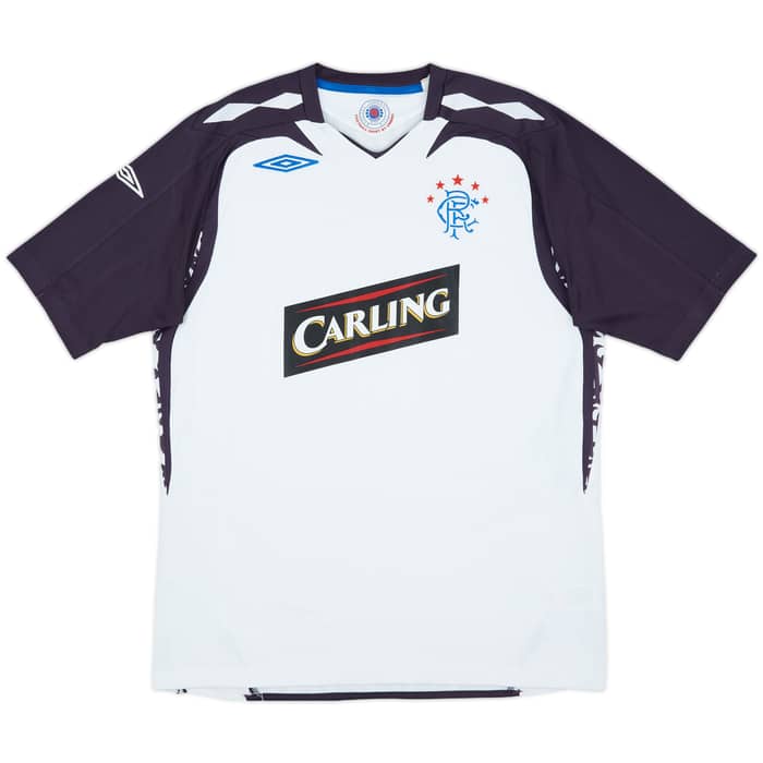 2007-08 Rangers Away Shirt Hutton #2 - 7/10 - (L)