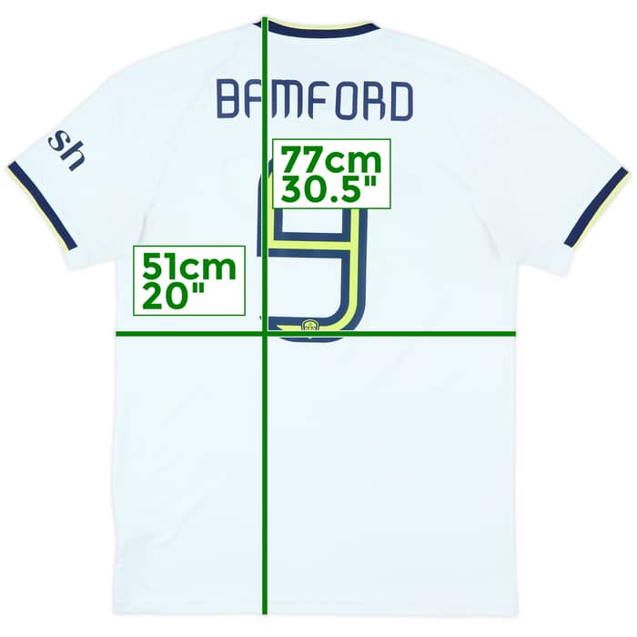 2022-23 Leeds United Home Shirt Bamford #9 - 8/10 - (M)