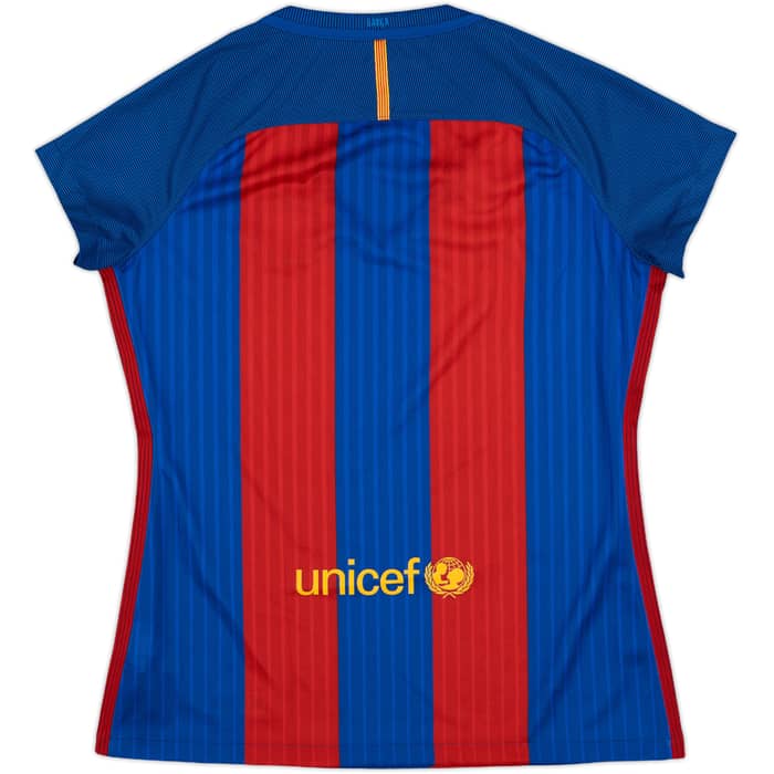 2016-17 Barcelona Home Shirt - 9/10 - (Women's L)
