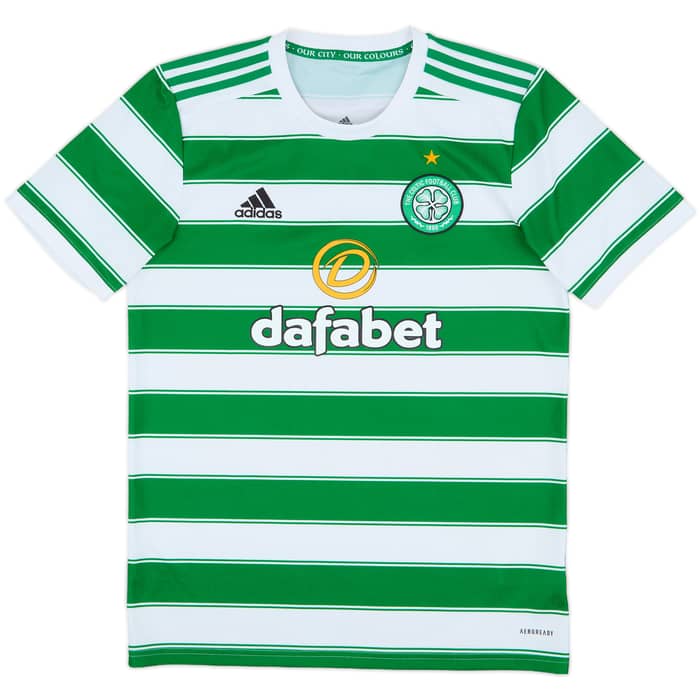 2021-22 Celtic Home Shirt - 9/10 - (M)