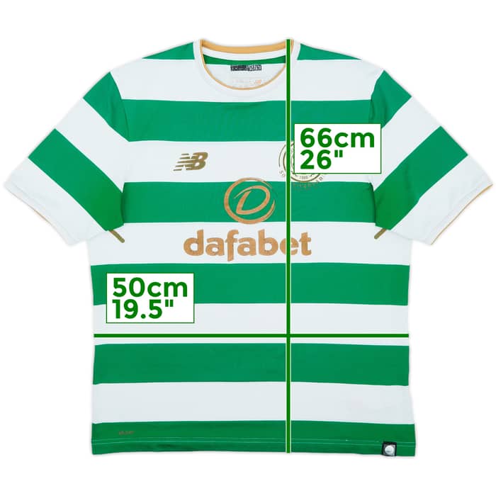 2017-18 Celtic 'Lisbon Lions 50th Anniversary' Home Shirt - 4/10 - (M)