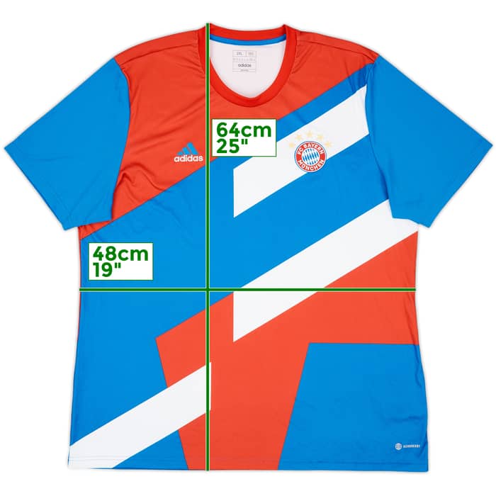 2022-23 Bayern Munich adidas Training Shirt - 7/10 - (XXL)