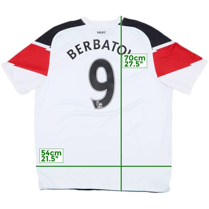 2010-12 Manchester United Away Shirt Berbatov #9 - 5/10 - (XL)
