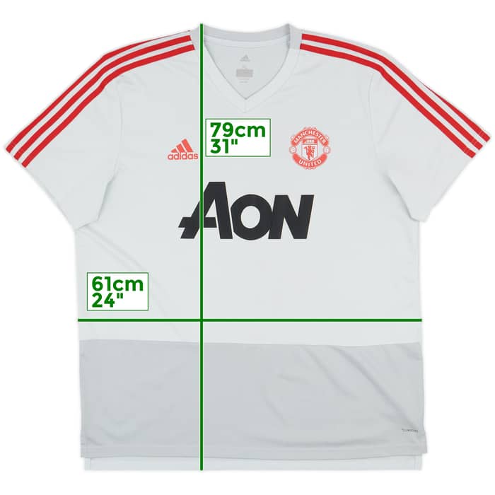 2018-19 Manchester United adidas Training Shirt - 9/10 - (XL)