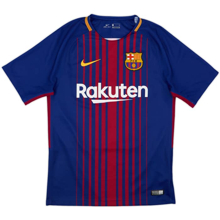 2017-18 Barcelona Home Shirt Messi #10 - 10/10 - (S)