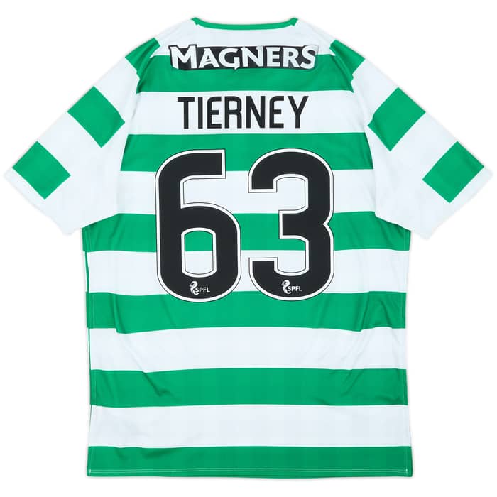 2018-19 Celtic Home Shirt Tierney #63 - 5/10 - (S)