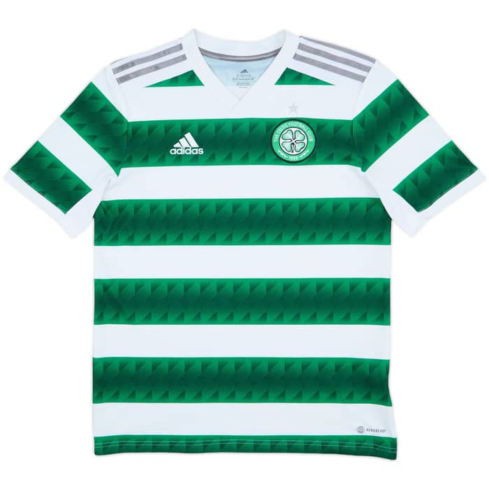 2022-23 Celtic Home Shirt - 9/10 - (XL.Boys)