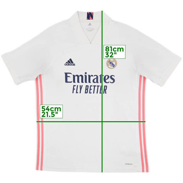 2020-21 Real Madrid Home Shirt - 5/10 - (L)
