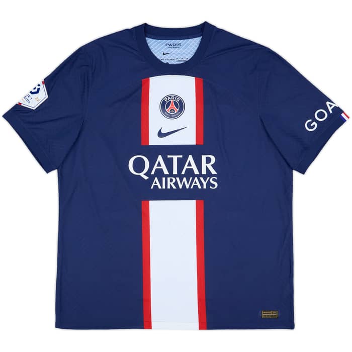2022-23 Paris Saint-Germain Authentic Home Shirt Messi #30 - 9/10 - (XL)