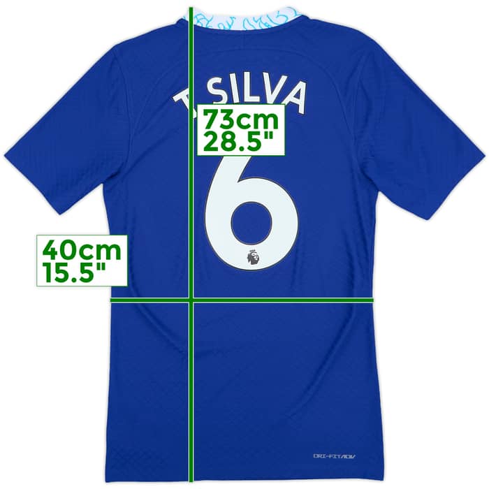 2022-23 Chelsea Authentic Home Shirt T.Silva #6 - 10/10 - (XS)