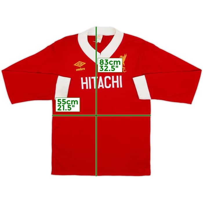1976-79 Liverpool Home L/S Shirt - 6/10 - (S)