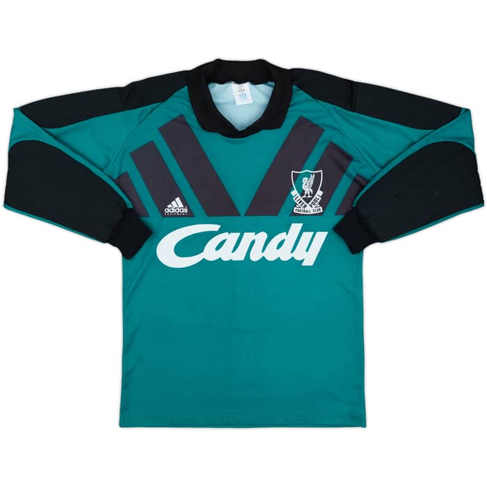1992-93 Liverpool GK Shirt - 9/10 - (S)