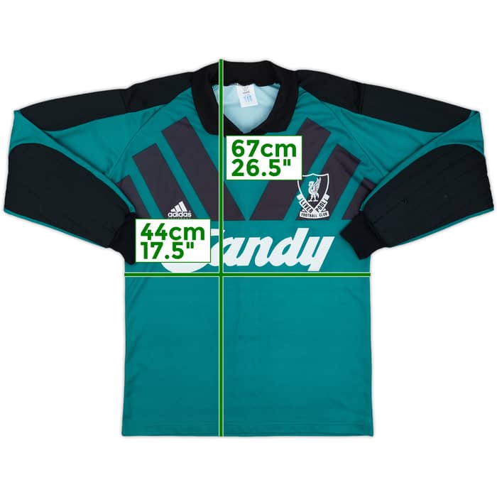 1992-93 Liverpool GK Shirt - 9/10 - (S)