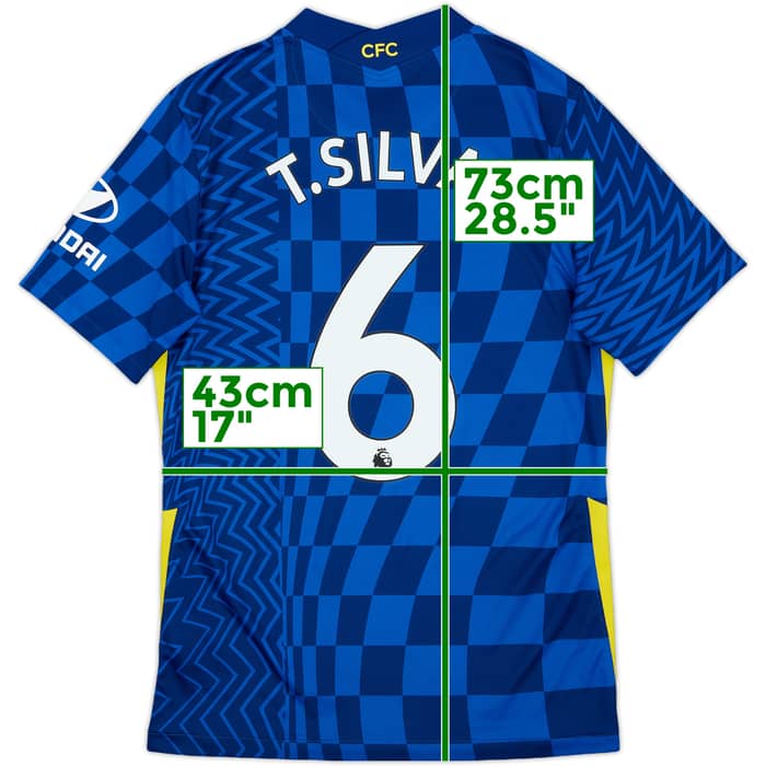 2021-22 Chelsea Home Shirt T.Silva #6 - 9/10 - (S)