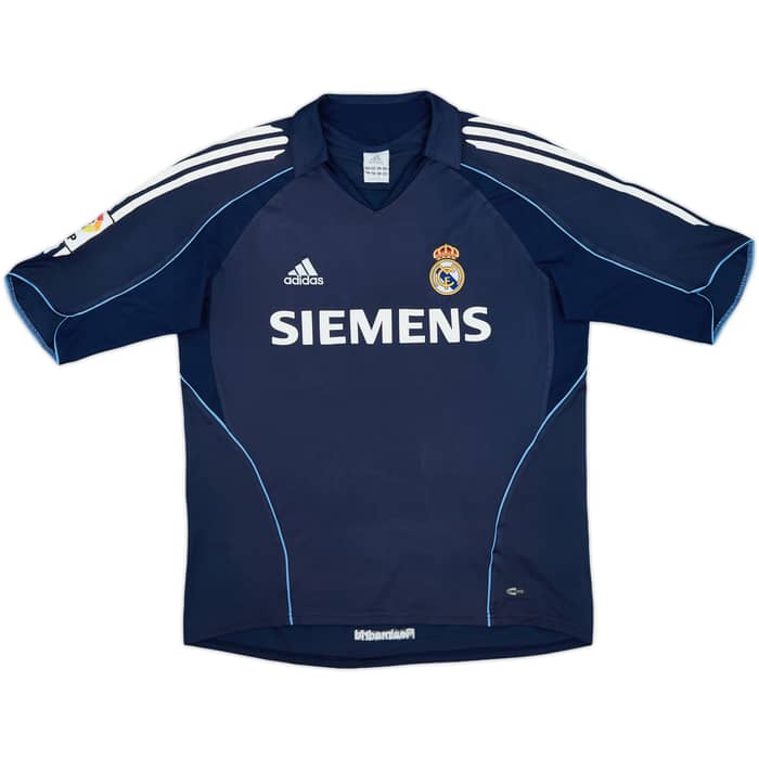2005-06 Real Madrid Away Shirt Zidane #5 - 7/10 - (M)