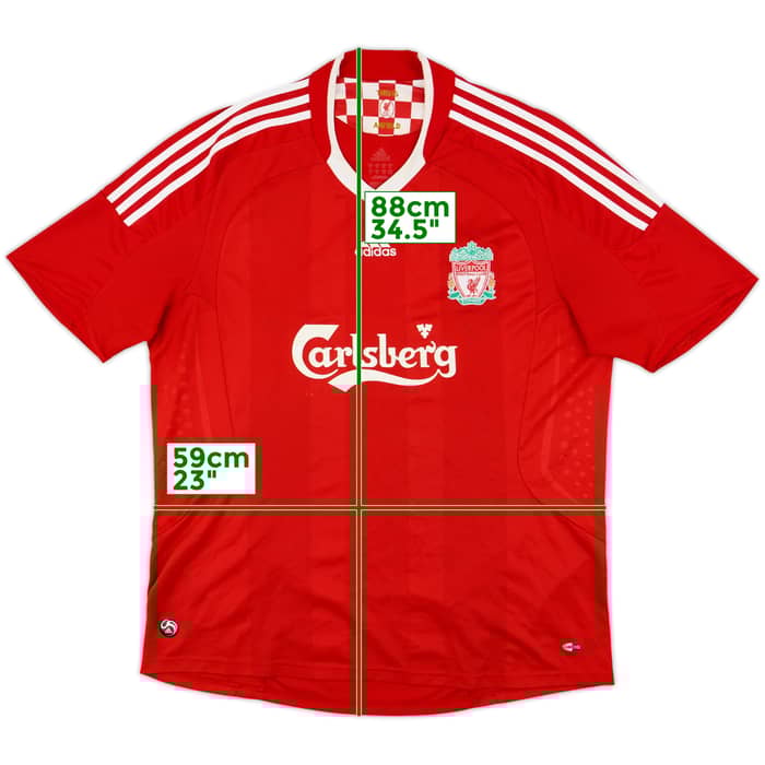 2008-10 Liverpool Home Shirt - 5/10 - (XL)