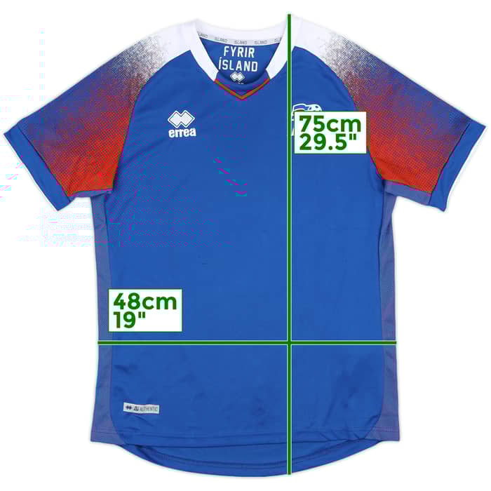 2018-19 Iceland Home Shirt - 8/10 - (L)
