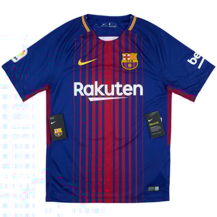 2017-18 Barcelona Home Shirt Messi #10 (S)