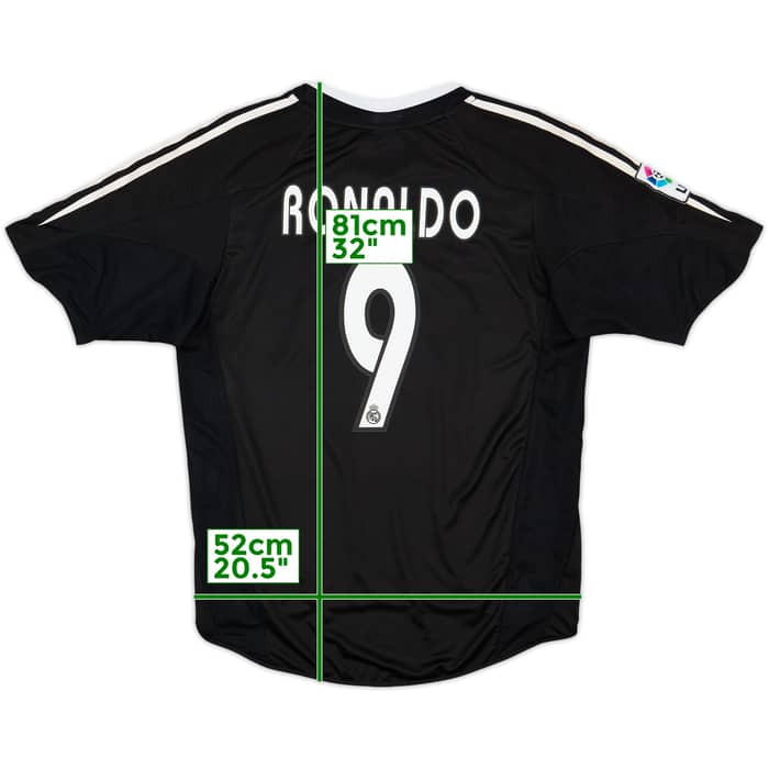 2004-05 Real Madrid Away Shirt Ronaldo #9 - 8/10 - (S)