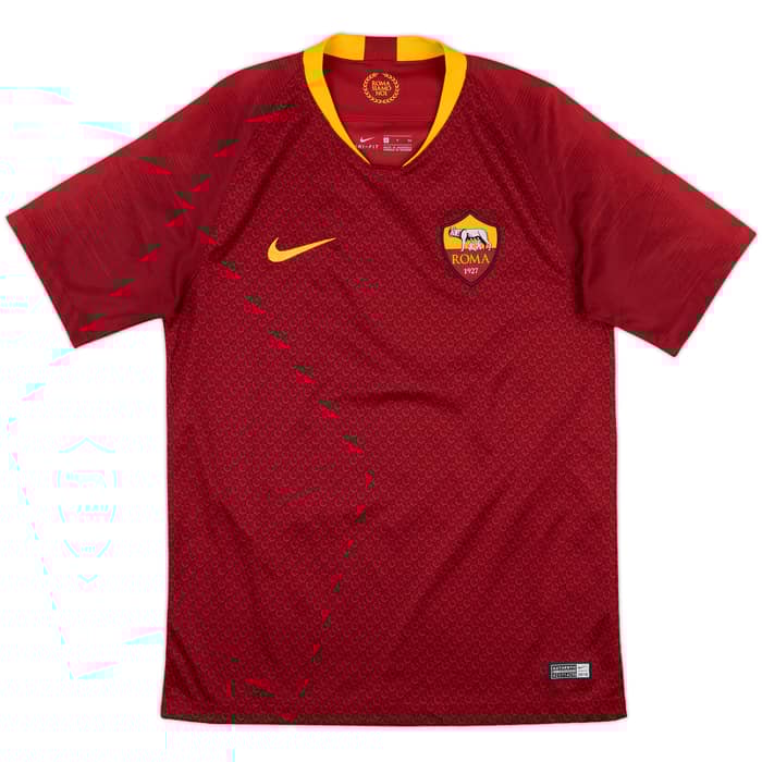 2018-19 Roma Home Shirt Dzeko #9 - 10/10 - (S)