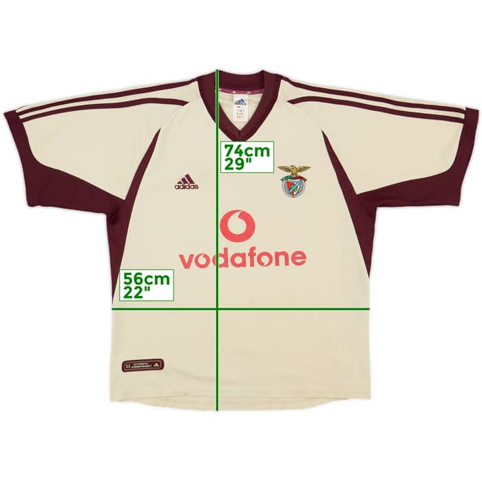 2001-02 Benfica Away Shirt - 7/10 - (XL)