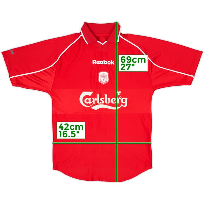 2000-02 Liverpool Home Shirt - 4/10 - (Y)