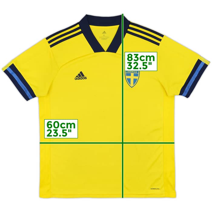 2020-21 Sweden Home Shirt - 5/10 - (XL)