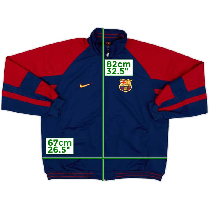 1999-00 Barcelona Nike Track Jacket - 8/10 - (XL)