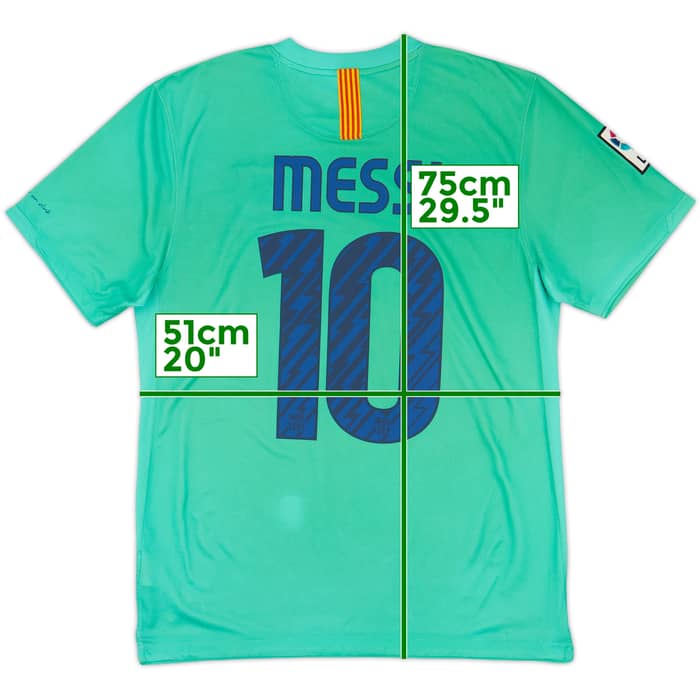 2010-11 Barcelona Away Shirt Messi #10 - 5/10 - (M)
