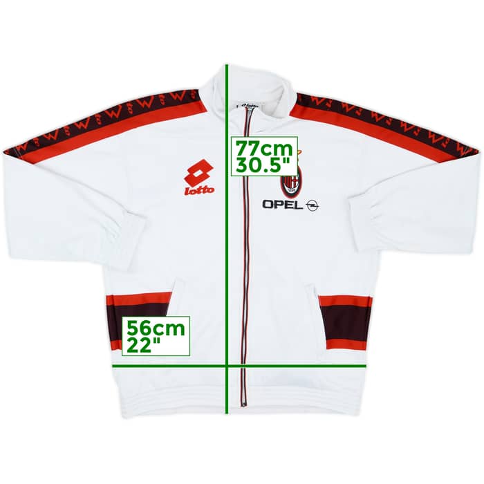 1995-96 AC Milan Lotto Track Jacket - 5/10 - (L)