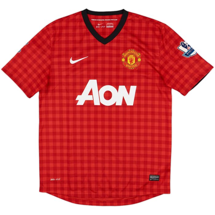 2012-13 Manchester United Home Shirt v.Persie #20 - 7/10 - (M)