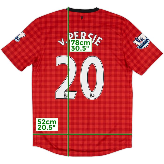 2012-13 Manchester United Home Shirt v.Persie #20 - 7/10 - (M)