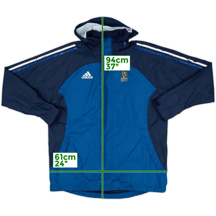 2002-04 France adidas Hooded Rain Jacket - 5/10 - (M)