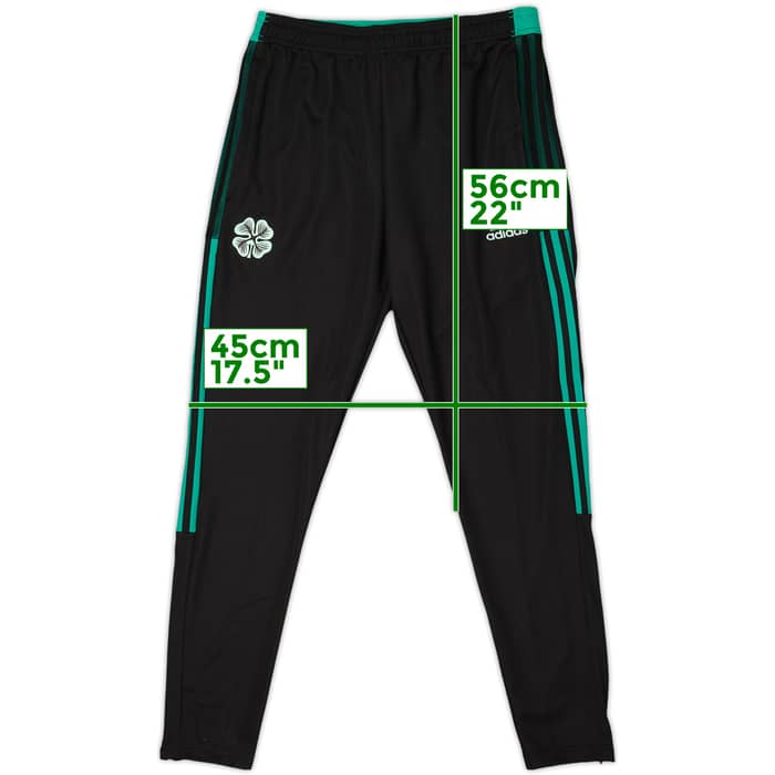 2021-22 Celtic adidas Track Pants/Bottoms - 9/10 - (M)
