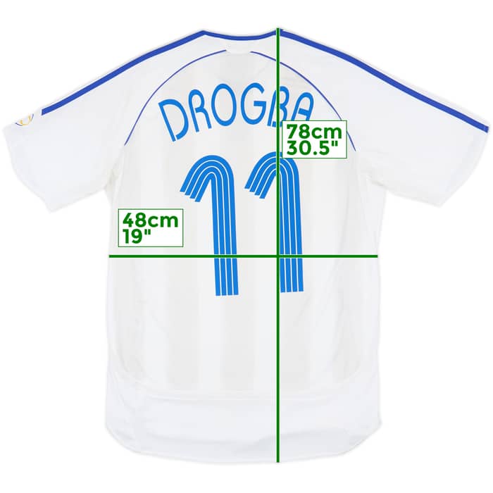 2006-07 Chelsea Away Shirt Drogba #11 - 7/10 - (M)