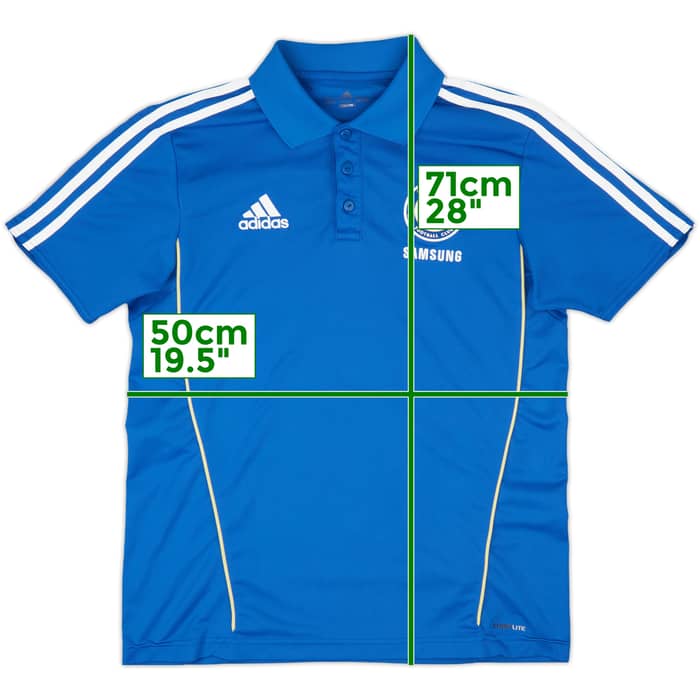 2011-12 Chelsea adidas Polo Shirt - 8/10 - (M)