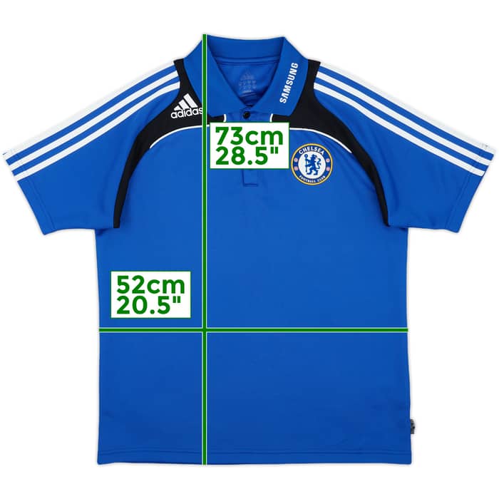 2008-09 Chelsea adidas Polo Shirt - 8/10 - (M)