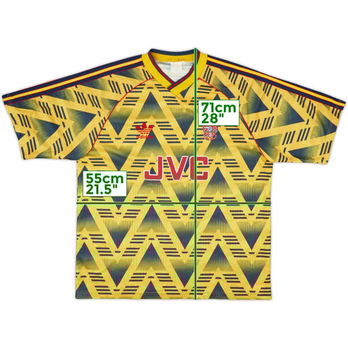 1991-93 Arsenal Away Shirt - 5/10 - (L)