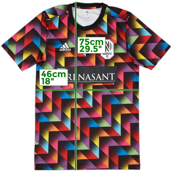 2022 Nashville adidas Special Pride Training Shirt - 10/10 - (S)