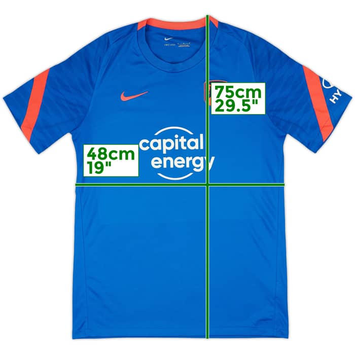 2021-22 Atletico Madrid Nike Training Shirt - 7/10 - (M)
