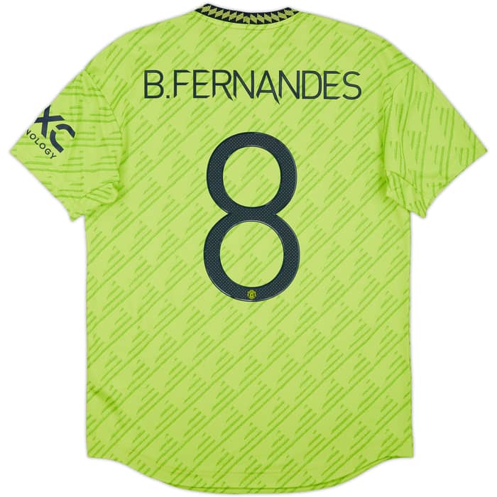 2022-23 Manchester United Authentic Third Shirt Fernandes #8 (M)