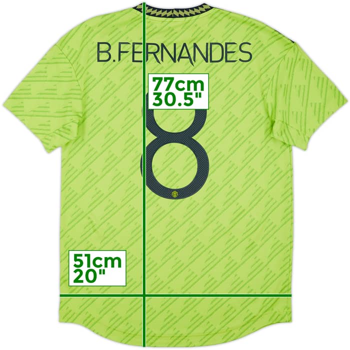 2022-23 Manchester United Third Shirt Fernandes #8 (M)