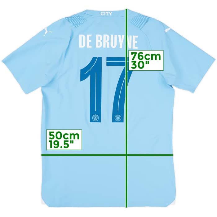 2023-24 Manchester City Authentic Home Shirt De Bruyne #17 (M)